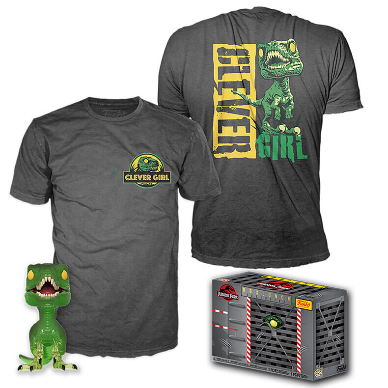 Set POP & Tee Jurassic Park Velociraptor Exclusive цена и информация | Žaidėjų atributika | pigu.lt