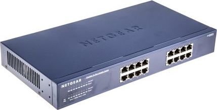 Netgear 16 x 10/100/1000 Ethernet Switch Rack-mountable kaina ir informacija | Maršrutizatoriai (routeriai) | pigu.lt