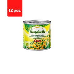 Kukurūzai su žirneliais Bonduelle, 340/285 g x 12 vnt. kaina ir informacija | Konservuotas maistas | pigu.lt