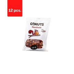 Фундук O!NUTS, 150 г x 12 шт. цена и информация | Орехи, сухофрукты, семечки | pigu.lt