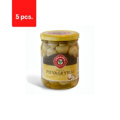 Marinuoti pievagrybiai Kėdainių Rinktiniai, 480g/255g x 5 vnt. kaina ir informacija | Konservuotas maistas | pigu.lt