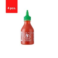 Padažas Chilli Sriracha, aštrus, 4 X 200 ML kaina ir informacija | Padažai | pigu.lt