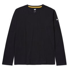Marškinėliai vyrams Cat 151059, juodi цена и информация | Мужские рубашки | pigu.lt