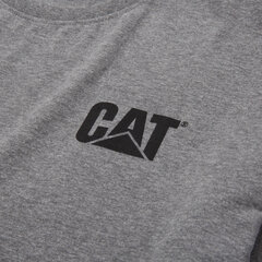 Marškinėliai vyrams Cat W05324, pilki цена и информация | Мужские футболки | pigu.lt