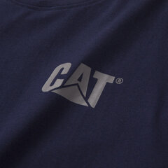 Marškinėliai vyrams Cat W05324, mėlyni kaina ir informacija | Vyriški marškinėliai | pigu.lt