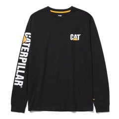 Marškinėliai vyrams Cat 1510034, juodi цена и информация | Футболка мужская | pigu.lt