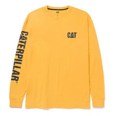 Marškinėliai vyrams Cat 1510034, geltoni kaina ir informacija | Vyriški marškinėliai | pigu.lt
