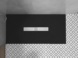 Прямоугольный душевой поддон Mexen Toro SMC с сифоном, черный цвет, 170x70,80,90 см цена и информация | Душевые поддоны | pigu.lt