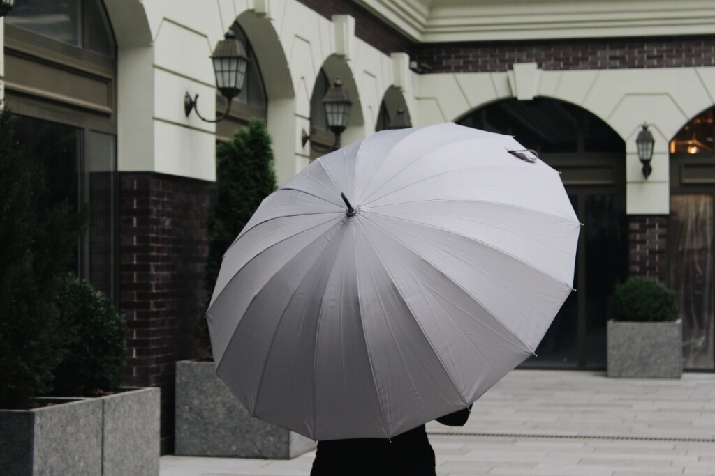 Mechaninis skėtis, pilkas kaina ir informacija | Vyriški skėčiai | pigu.lt