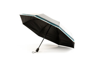 Зонтик складной женский полный автомат, белый в полосу цена и информация | Женские зонты | pigu.lt