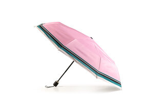 Зонтик складной женский полный автомат, розовый в полосу цена и информация | Женские зонты | pigu.lt