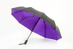 Зонтик 10-ти спицевый, полный автомат с двойным куполом Double, фиолетовый цена и информация | Женские зонты | pigu.lt