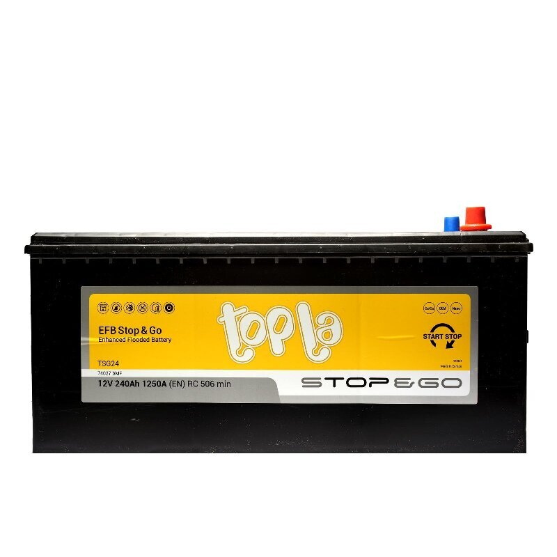 Akumuliatorius Topla EFB Stop&go 12V 240Ah 1250EN цена и информация | Akumuliatoriai | pigu.lt