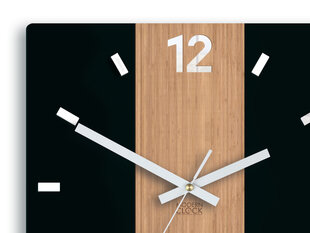 Medinis sieninis laikrodis PRIMO Satin 3D цена и информация | Часы | pigu.lt