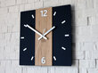 Medinis sieninis laikrodis PRIMO Satin 3D цена и информация | Laikrodžiai | pigu.lt
