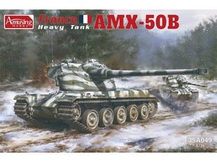 Amusing Hobby - France AMX-50B Heavy Tank, 1/35, 35A049 цена и информация | Конструкторы и кубики | pigu.lt