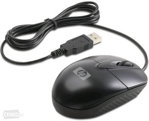 Проводная лазерная мышь HP H4B81AA, черная цена и информация | Мыши | pigu.lt