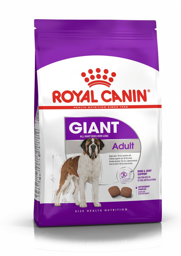 Royal Canin Giant Adult 15 kg цена и информация | Sausas maistas šunims | pigu.lt