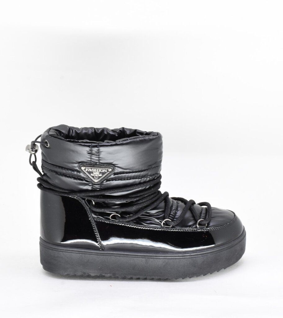 Žieminiai batai moterims Msmg, juodi kaina ir informacija | Aulinukai, ilgaauliai batai moterims | pigu.lt