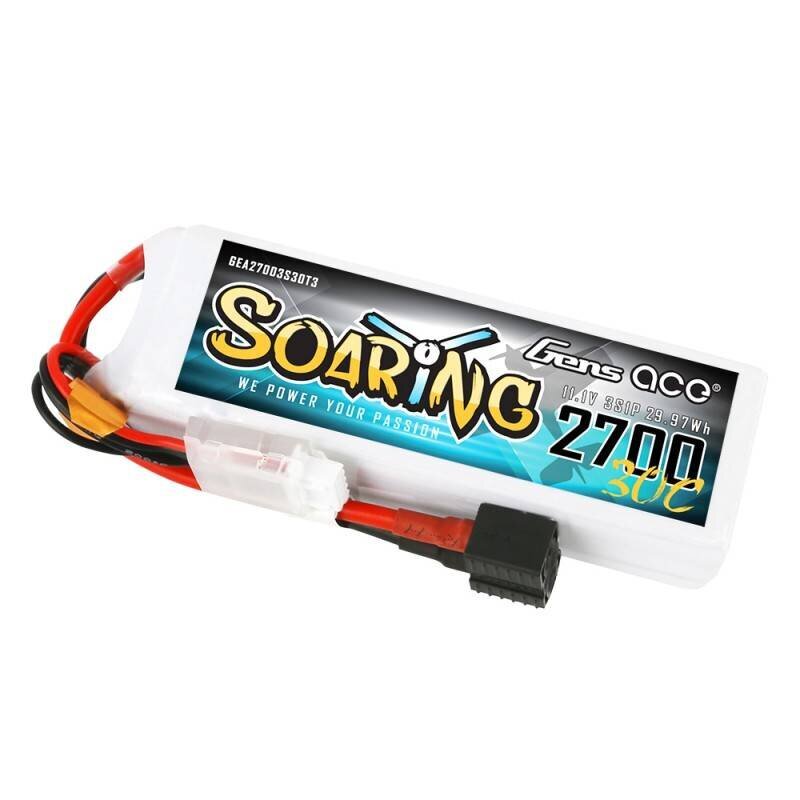 Akumuliatorius Gens ACE Speating 2700MAH 11,1 V 30C 3S1P Z EC3/XT60/T-PUG kaina ir informacija | Akumuliatoriai | pigu.lt