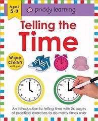 Telling the Time: Wipe Clean Workbooks цена и информация | Книги для самых маленьких | pigu.lt