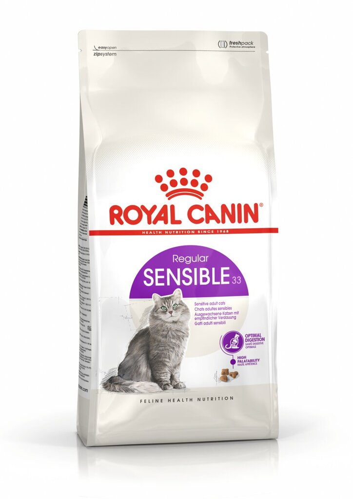 Royal Canin Sensible, 10 kg kaina ir informacija | Sausas maistas katėms | pigu.lt