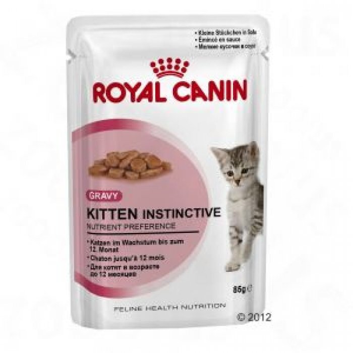 Royal Canin Kitten Instinctive In Gravy Pouch 12x85 g kaina ir informacija | Konservai katėms | pigu.lt