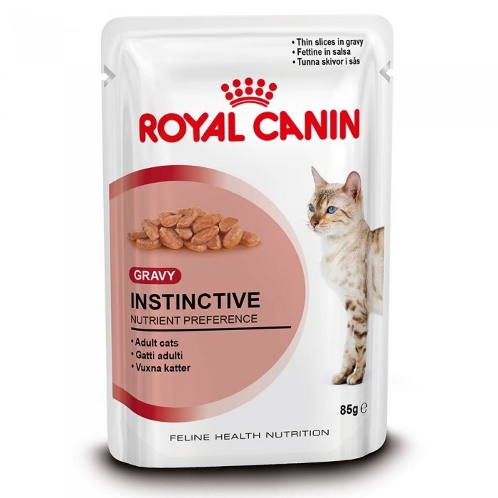 Royal Canin Instinctive in Gravy Pouch, 12x85 g kaina ir informacija | Konservai katėms | pigu.lt