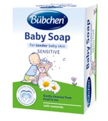 Мыло детское «Bubchen» Baby Soap Sensitive, с экстрактом ромашки, 125 г цена и информация | Косметика для мам и детей | pigu.lt