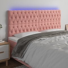 Galvūgalis su led, rožinis, 100x7x118/128cm kaina ir informacija | Lovos | pigu.lt