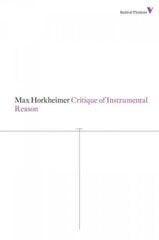 Critique of Instrumental Reason цена и информация | Исторические книги | pigu.lt