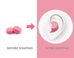 HASPRO silikoniniai ausų kištukai (27dB), 6 porų, rožinis kaina ir informacija | Galvos apsauga | pigu.lt