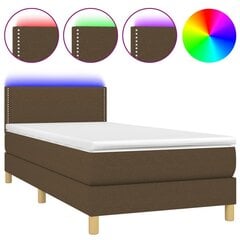 Кровать vidaXL, 90x200см, черный цена и информация | Кровати | pigu.lt