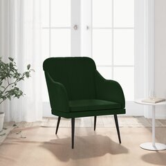 Krėslas vidaXL, žalias цена и информация | Кресла в гостиную | pigu.lt