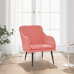 Krėslas vidaXL, rožinis цена и информация | Кресла в гостиную | pigu.lt