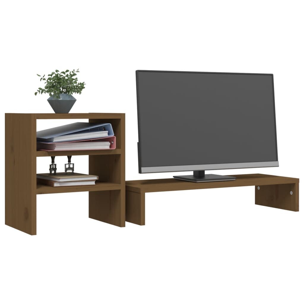 Monitoriaus stovas 81x20x30 cm kaina ir informacija | Monitorių laikikliai | pigu.lt