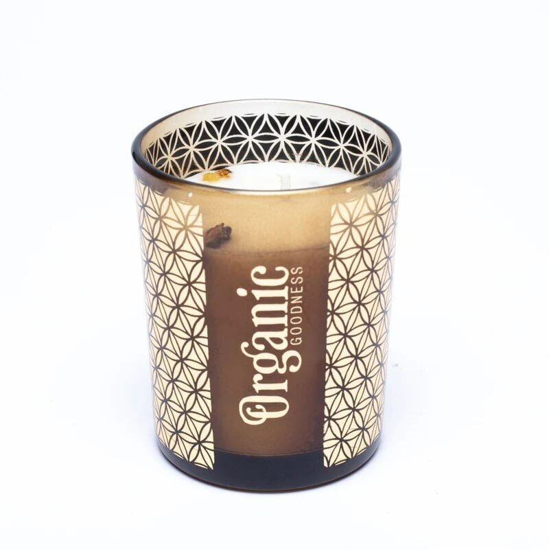 Kvapioji žvakė Frankincense - Myrrh, Organic Goodness kaina ir informacija | Žvakės, Žvakidės | pigu.lt