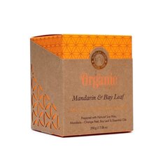 Kvapioji žvakė Mandarin - Bay Leaf, Organic Goodness цена и информация | Подсвечники, свечи | pigu.lt