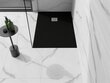 Stačiakampis dušo padėklas Mexen Stone+ su sifonu, Black, 90x70,80 cm kaina ir informacija | Dušo padėklai | pigu.lt