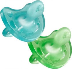 Čiulptukas Chicco Physio Soft Pacifier 6/12 mėn.+, 2 vnt. цена и информация | Пустышки | pigu.lt