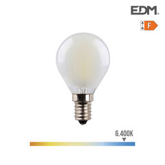 Светодиодная лампочка EDM E14 4,5 W F 470 lm (6400K) цена и информация | Электрические лампы | pigu.lt