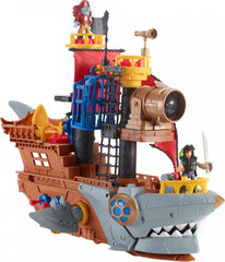 Žaislų rinkinys su laivu Fisher Price Shark Bite Pirate Ship DHH61 kaina ir informacija | Žaislai berniukams | pigu.lt