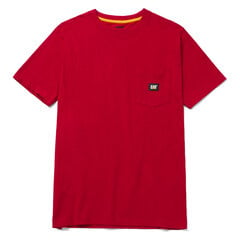 Marškinėliai vyrams Cat 1010015, raudoni цена и информация | Футболка мужская | pigu.lt