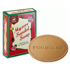 Santalo aliejaus muilas Mysore Soap Sandalwood, 75 g kaina ir informacija | Muilai | pigu.lt