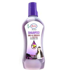 Žolelių šampūnas Amla Shikakai Reetha Ayur, 200ml kaina ir informacija | Šampūnai | pigu.lt