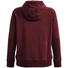 Женский джемпер Under Armour Rival Fleece HB Hoodie1356317 690, бордовый цена и информация | Женские толстовки | pigu.lt