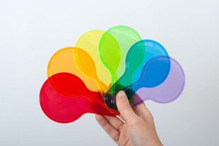 Набор полупрозрачных цветных лопаток, 6 шт цена и информация | Развивающие игрушки | pigu.lt