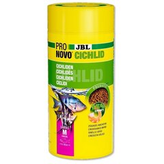 Pašaras žuvims JBL ProNovo Cichlid Grano M 1000 ml цена и информация | Корм для рыб | pigu.lt