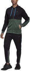 Мужской спортивный костюм Adidas Mts Rib Aerorea Black Green HK4462 HK4462/S цена и информация | Мужская спортивная одежда | pigu.lt