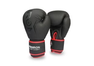 Bokso pirštinės Proiron Gloves 8 OZ Black kaina ir informacija | Kovos menai | pigu.lt
